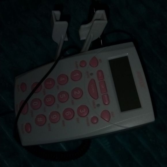 PINK and white headset for working at home - Picture 2 of 5